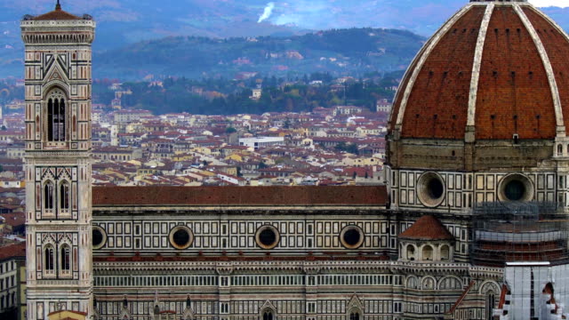 Schöne-Aussicht-auf-Florenz-und-Kathedrale-Santa-Maria-del-Fiore,-Florenz,-Italien.