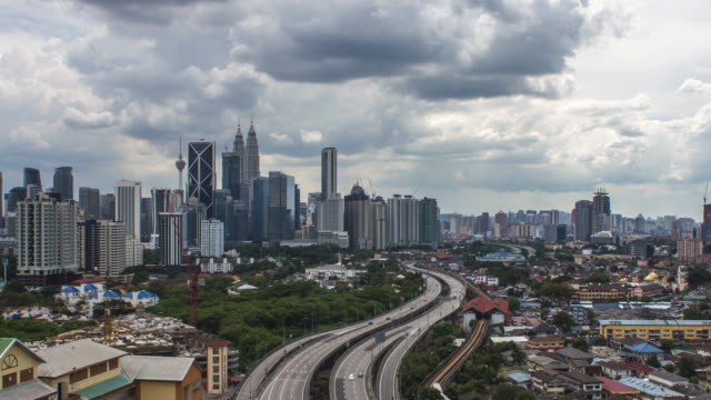 Kuala-Lumpur-Daylight-Time-Lapse-with-the-Petronas-Twin-Towers-visible.
