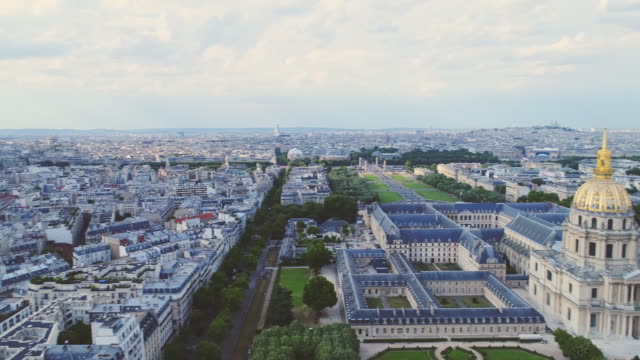 Aerial-view-of-Paris-with-Les-Invalides
