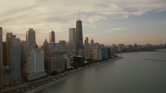 Horizonte-de-Chicago---vista-aérea