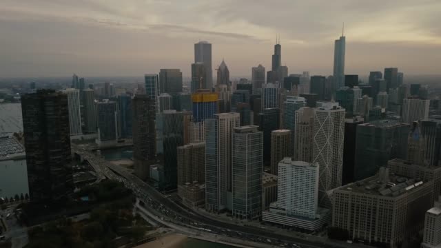 Chicago-Skyline---Aerial-View