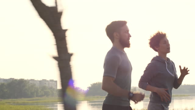 Family-Couple-Jogging-Early-in-the-Morning