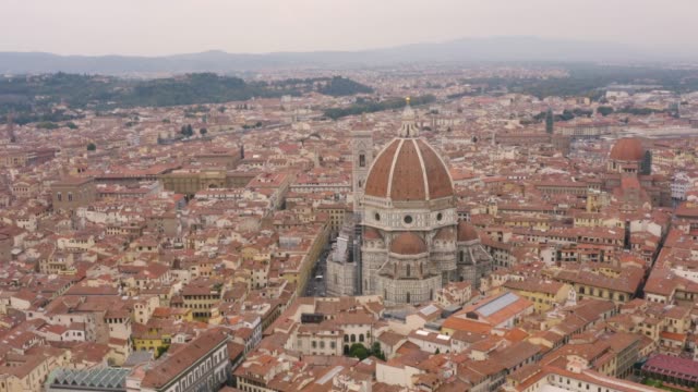 Florenz-Stadtbild---Luftbild