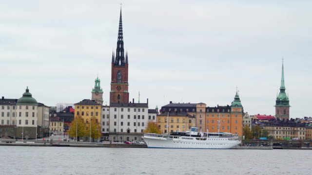 A-view-of-the-harbor-port-in-Stockholm-Sweden