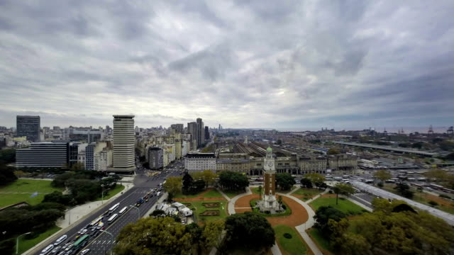Buenos-Aires-Argentina-clock-tower-sunset-time-lapse