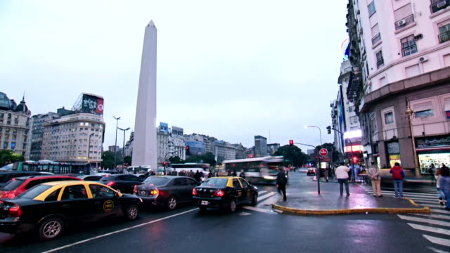 Argentina,-Buenos-Aires-monumento-de-lapso-de-tiempo