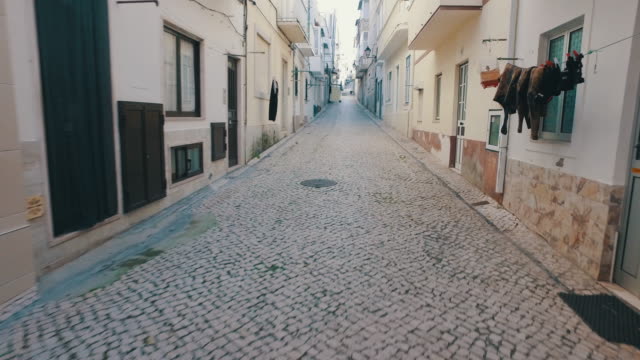 Walking-on-Old-Narrow-Street