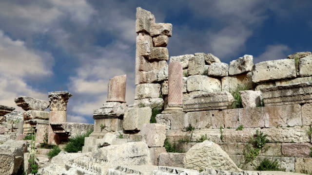 Ruinas-romanas-en-la-jordana-ciudad-de-Jerash-(Gerasa-de-la-antigüedad),-el-capital-y-la-ciudad-más-grande-de-Jerash-Governorate,-Jordania