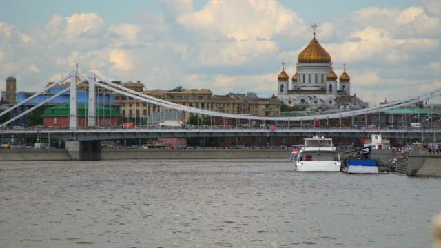 Moscow:-Cathedral-of-Christ-the-Savior-view-from-the-river