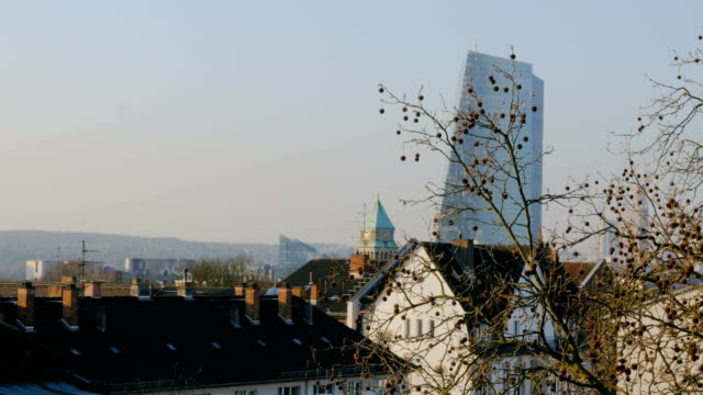 Panorama-de-invierno-de-paisaje-urbano-de-Frankfurt