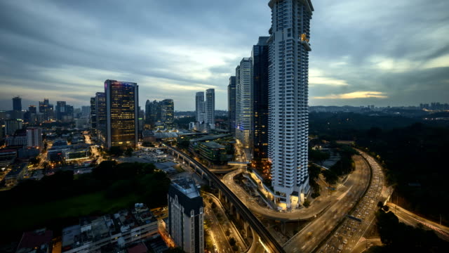 dramatic-sunset-day-to-night-at-Kuala-Lumpur