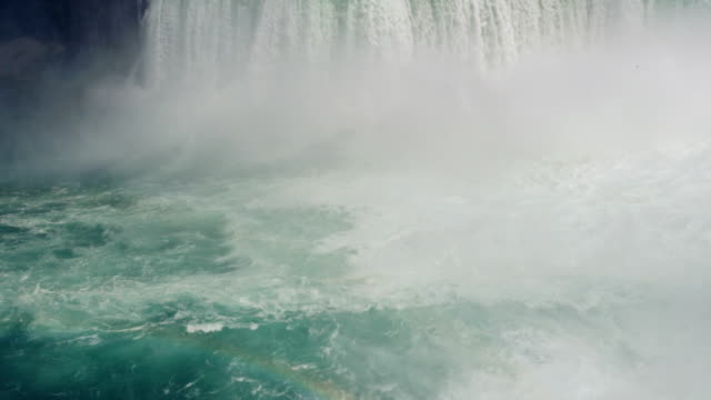 Niagara-River-an-den-Wasserfällen-Tropfen
