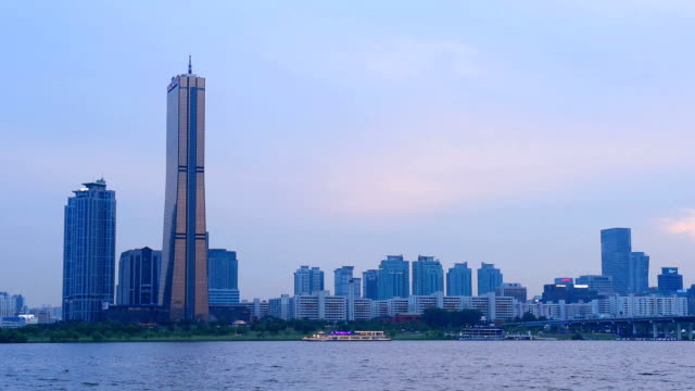 Skyline-ciudad-de-Seúl,-Corea-del-sur