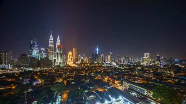 Nachtleben-in-Kuala-Lumpur-city