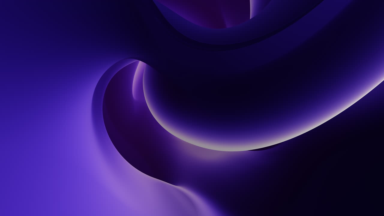 Premium stock video - Flowing dark purple waves in black hole