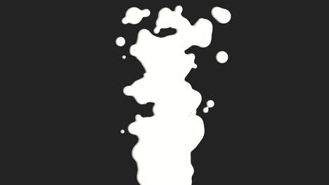 White-abstract-liquid-and-splashes-spots-on-black-gradient