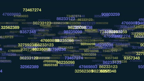 Matrix-Neon-Binärcode-Aus-Zahlen-Im-Dunklen-Raum