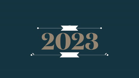 2023-Mit-Band-Und-Mütze-Auf-Blauem-Farbverlauf