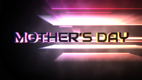 Mother-Day-with-colorful-neon-lines-on-stage