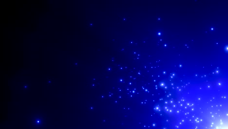 Blue-stars-and-glitters-in-dark-and-deep-galaxy-1