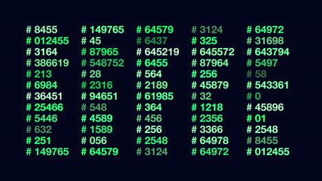 Rows-numbers-pattern-with-neon-color-on-black-gradient-2