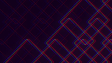 Neon-cubes-pattern-with-glitch-effect-on-black-gradient