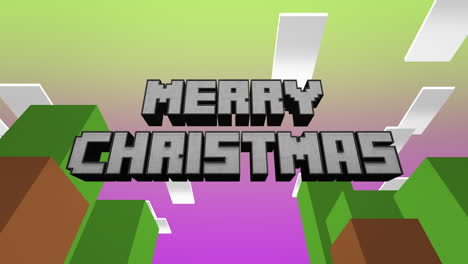 Retro-Merry-Christmas-text-on-game-pattern
