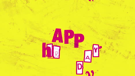 Happy-Birthday-on-yellow-grunge-pattern