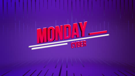 Cyber-Monday-on-purple-geometric-pattern-with-gradient-lines