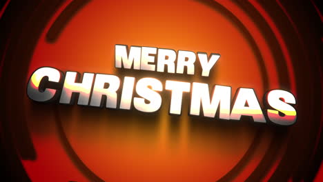 Modern-Merry-Christmas-text-on-orange-circles-pattern