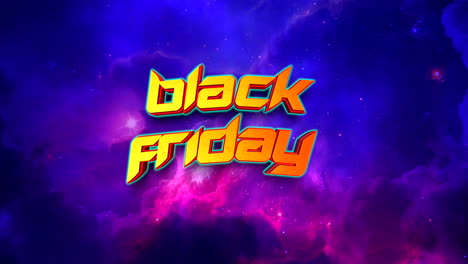 Retro-Black-Friday-text-in-galaxy-with-stars-and-purple-sky