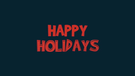 Red-Happy-Holidays-cartoon-text-on-blue-gradient