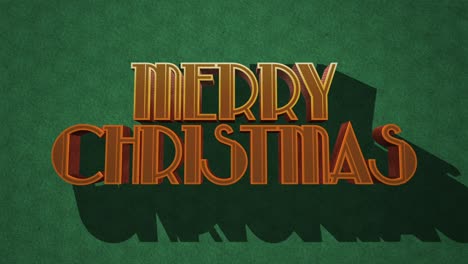 Retro-Merry-Christmas-text-on-green-grunge-texture