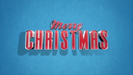 Retro-Merry-Christmas-text-on-blue-grunge-texture