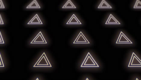Triangles-pattern-with-pulsing-neon-yellow-led-light-5