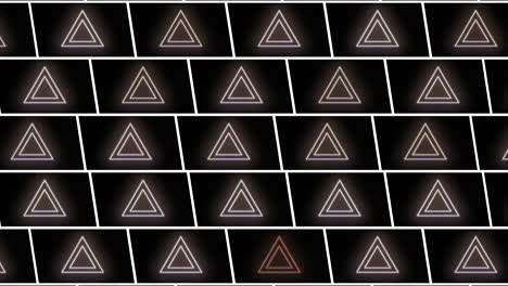 Pulsierendes-Neongelbes-Dreiecksmuster-In-Reihe-6