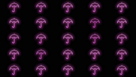 Regenschirmmuster-Mit-Pulsierendem-Neonrosa-LED-Licht-9