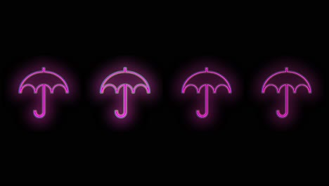 Umbrella-pattern-with-pulsing-neon-pink-led-light-10