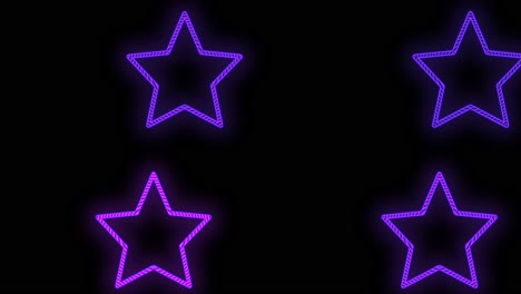 Stars-pattern-with-pulsing-neon-purple-light-5