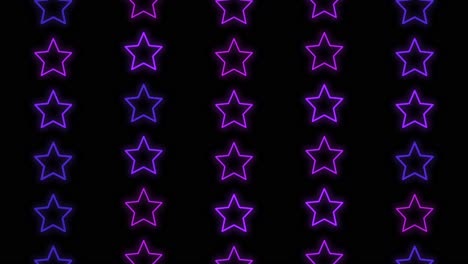 Stars-pattern-with-pulsing-neon-purple-light-7
