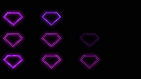 Diamonds-pattern-with-pulsing-neon-purple-light-7