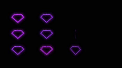 Diamonds-pattern-with-pulsing-neon-purple-light-9