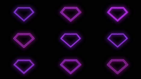 Diamonds-pattern-with-pulsing-neon-purple-light-10