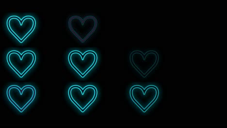 Hearts-pattern-with-pulsing-neon-blue-light-8