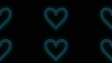 Hearts-pattern-with-pulsing-neon-blue-light-10