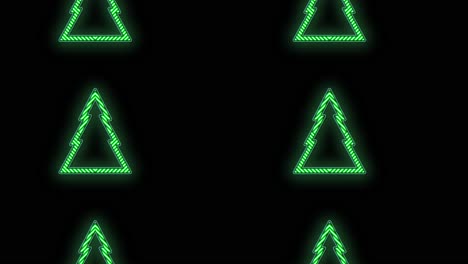 Patrón-De-árboles-De-Navidad-En-Degradado-Negro-3