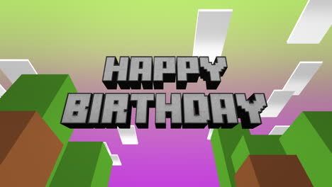 Retro-Happy-Birthday-text-on-game-pattern