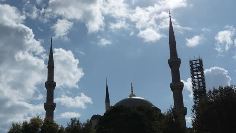 Zeitraffer-Der-Blauen-Sultanahmet-Moschee