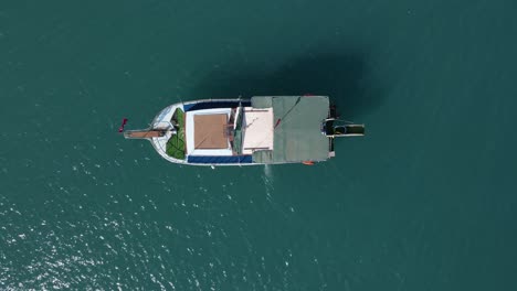 Segelboot-Kreuzfahrt-Luftbild