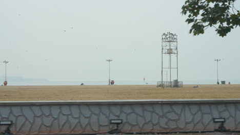 People-On-The-Girgaum-Chaupaty-Beach-In-Mumbai-India